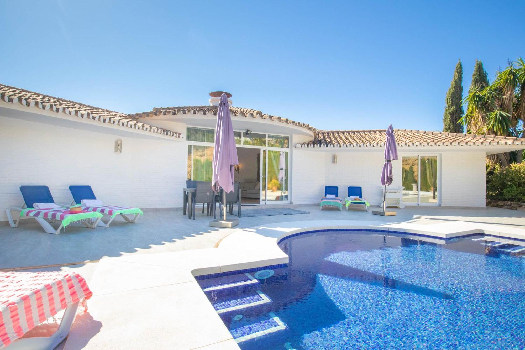 Pool Villa Rancho Domingo Family Friendly - Happy Rentals Benalmádena Dış mekan fotoğraf