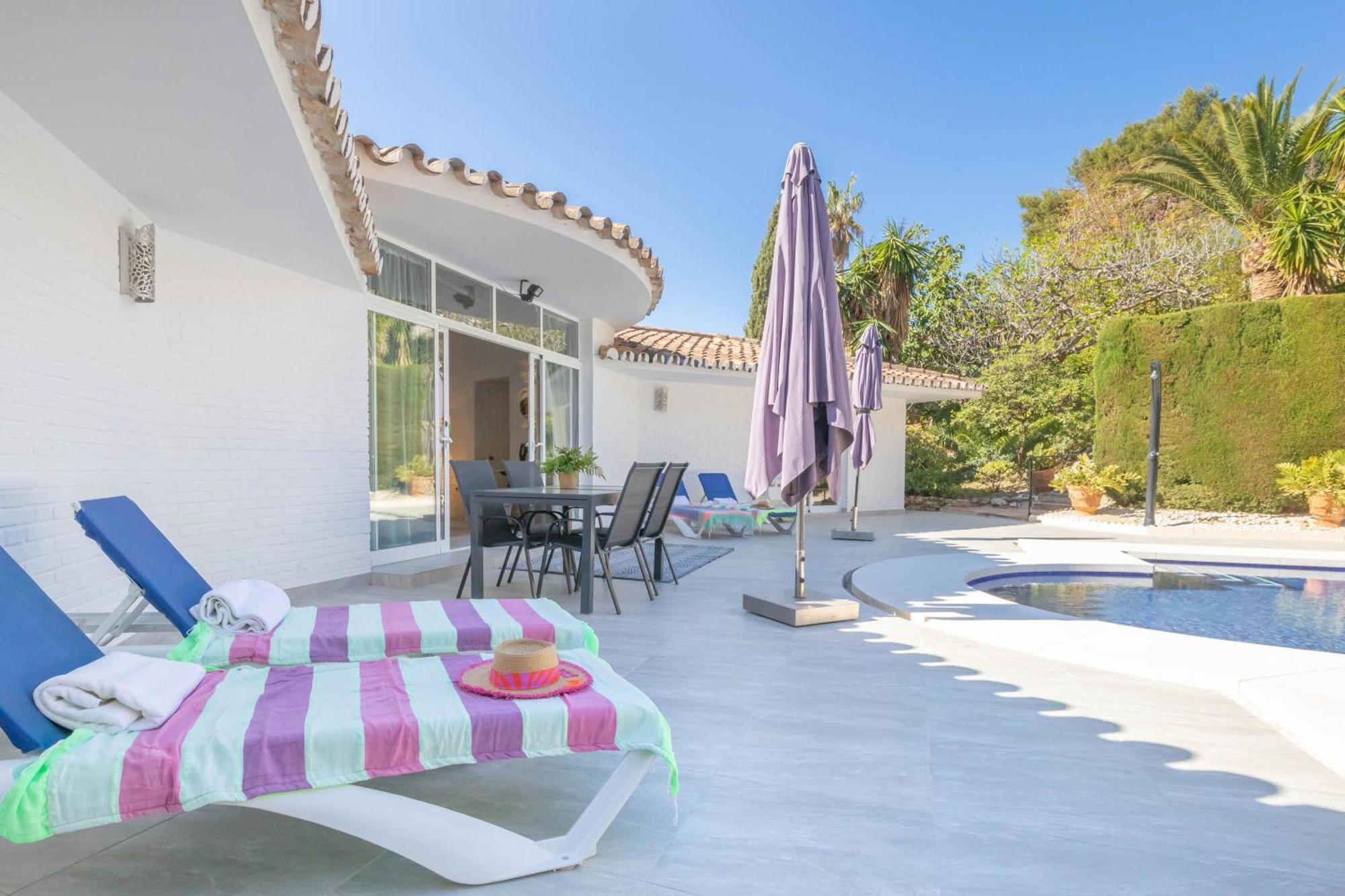 Pool Villa Rancho Domingo Family Friendly - Happy Rentals Benalmádena Dış mekan fotoğraf