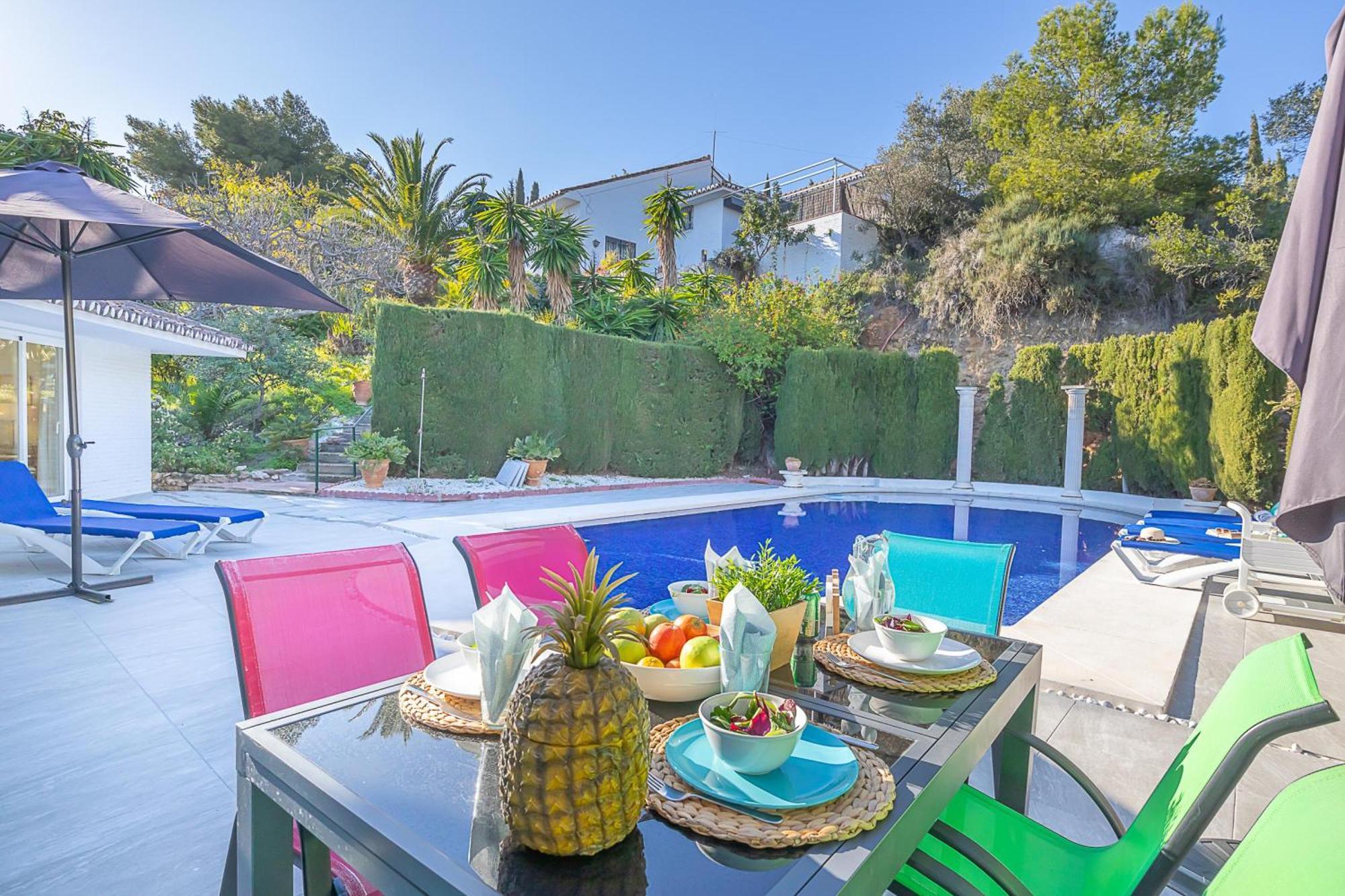 Pool Villa Rancho Domingo Family Friendly - Happy Rentals Benalmádena Dış mekan fotoğraf