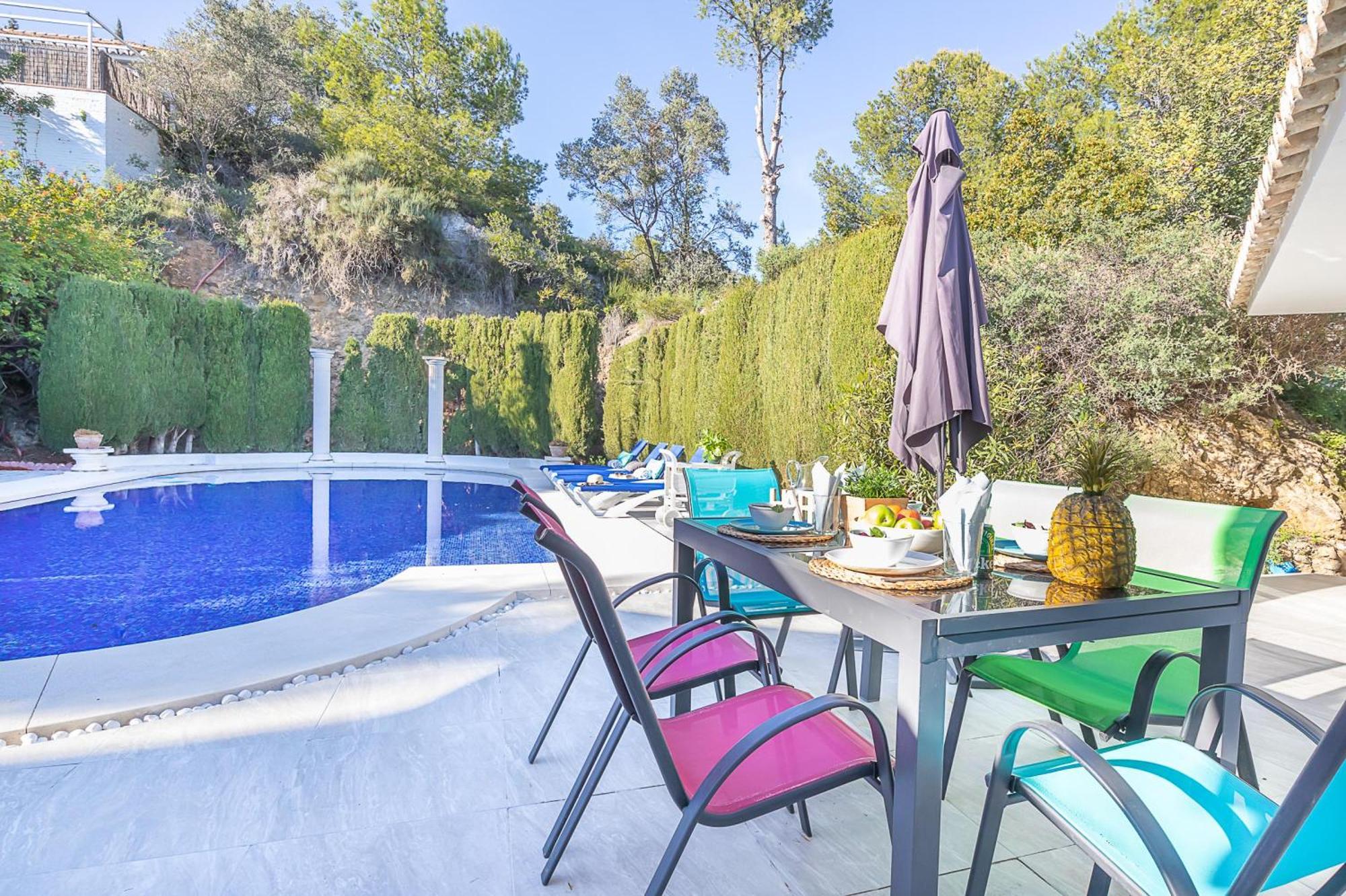 Pool Villa Rancho Domingo Family Friendly - Happy Rentals Benalmádena Dış mekan fotoğraf